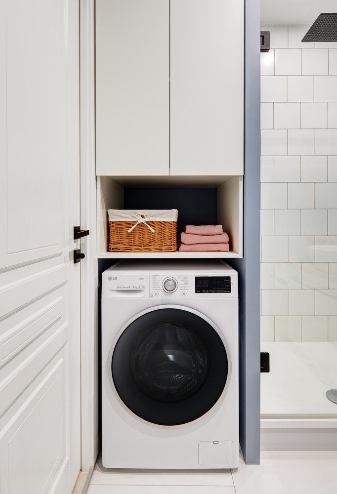 Фотография: Ванная в стиле Современный, Квартира, Проект недели, Москва, 2 комнаты, 40-60 метров, Евгения Козюкова – фото на INMYROOM Фотография: Ванная в стиле Современный, Квартира, Проект недели, Москва, 2 комнаты, 40-60 метров, Евгения Козюкова – фото на INMYROOM