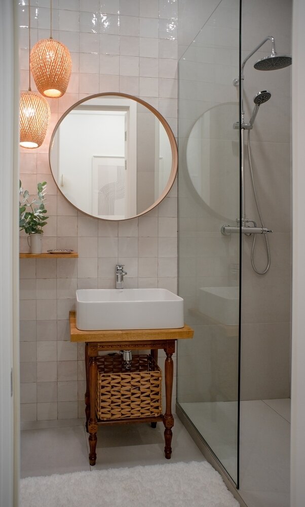 Фотография: Ванная в стиле Скандинавский, Квартира, Проект недели, Москва, 2 комнаты, 40-60 метров, Ольга Семашева – фото на INMYROOM