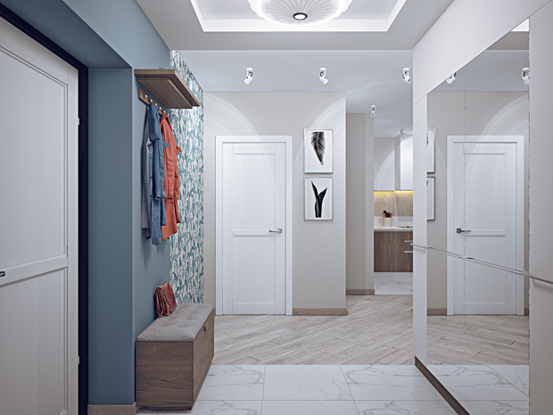 Фото из портфолио 52м2 Palms & Cranes проект – фотографии дизайна интерьеров на INMYROOM