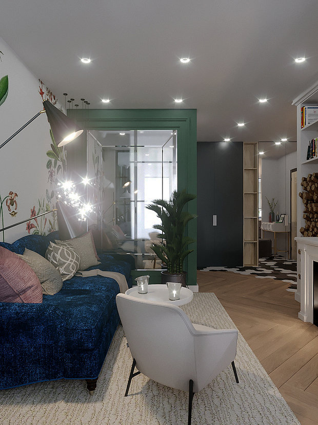 Фото из портфолио Дизайн квартиры Idel Tower – фотографии дизайна интерьеров на INMYROOM