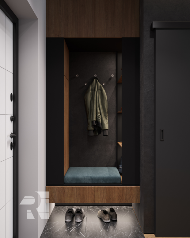 Фото из портфолио Евродвушка в современном стиле – фотографии дизайна интерьеров на INMYROOM