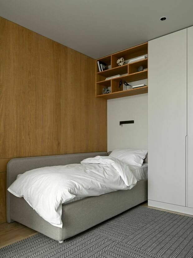 Фотография: Детская в стиле Современный, Минимализм, Квартира, Проект дня, Калининград, Монолитный дом, 2 комнаты, 40-60 метров, Юлия Смышляева – фото на INMYROOM