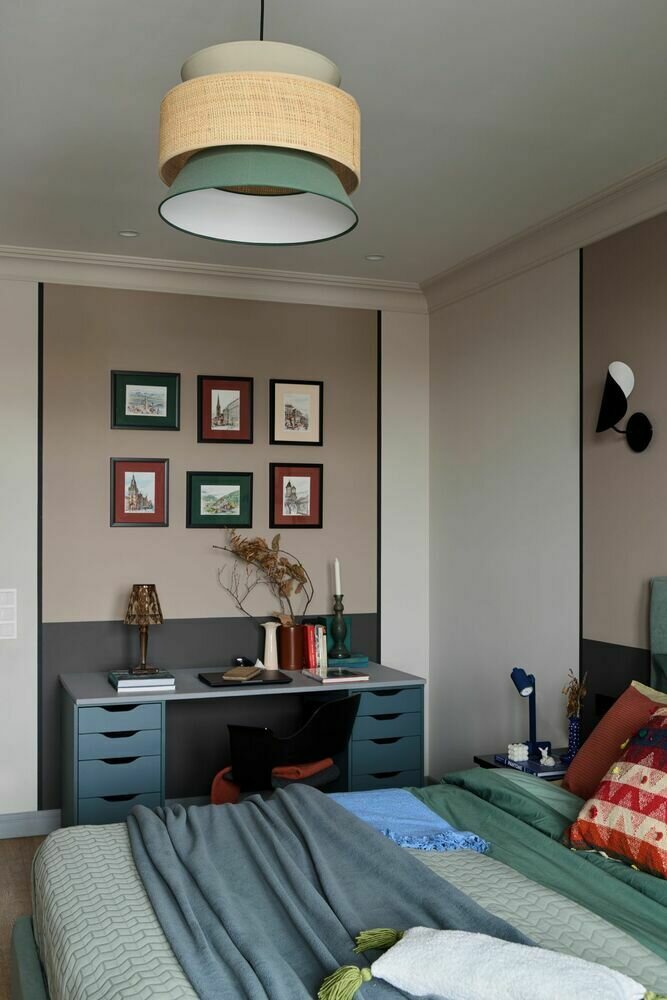 Фотография: Спальня в стиле Современный, Квартира, Проект дня, Санкт-Петербург, 2 комнаты, 60-90 метров, Наталия Борисенкова – фото на INMYROOM