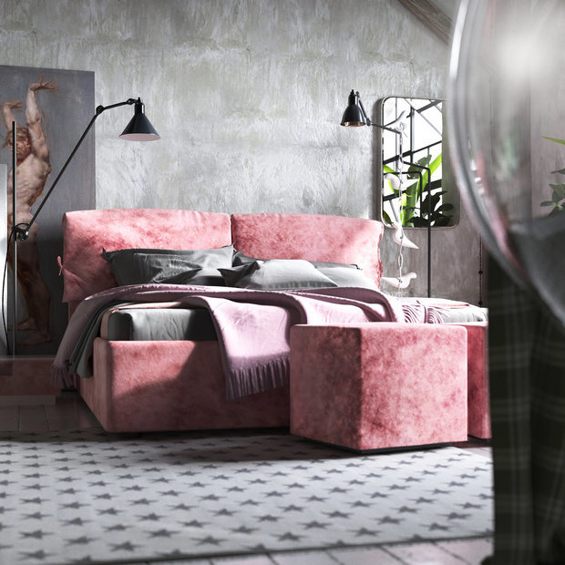 Фотография: Спальня в стиле Лофт, Декор интерьера, Карта покупок, Декор, Советы, Розовый, Елена Иванова, Тор-Ард, Lines Design Bureau – фото на INMYROOM