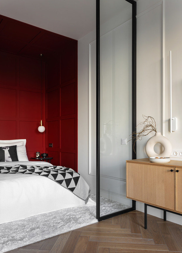 Фотография: Спальня в стиле Эклектика, Современный, Квартира, Студия, Проект недели, Москва, 40-60 метров, Ирина Шевченко – фото на INMYROOM
