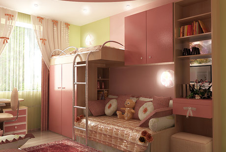 Розовая детская