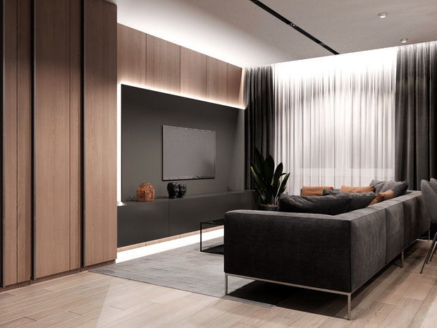 Фото из портфолио Квартира на Уральской 96,0 м2 – фотографии дизайна интерьеров на INMYROOM