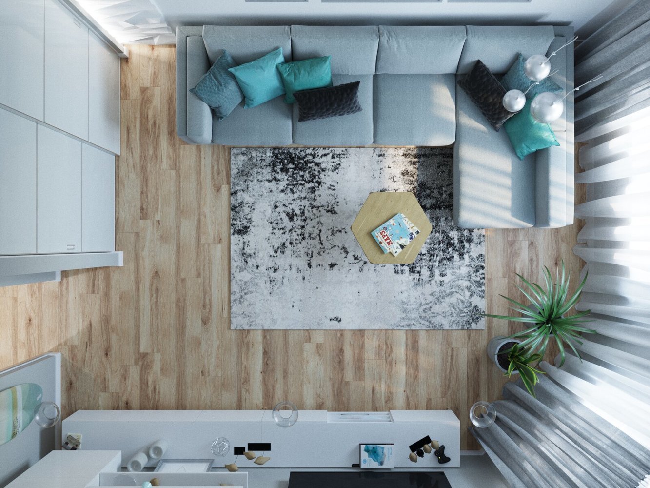 Фотография: Гостиная в стиле Современный, Квартира, Проект недели, Эко, Красногорск, Панельный дом, 2 комнаты, 60-90 метров, Татьяна Крыгина, КПД-4570 – фото на INMYROOM Фотография: Гостиная в стиле Современный, Квартира, Проект недели, Эко, Красногорск, Панельный дом, 2 комнаты, 60-90 метров, Татьяна Крыгина, КПД-4570 – фото на INMYROOM