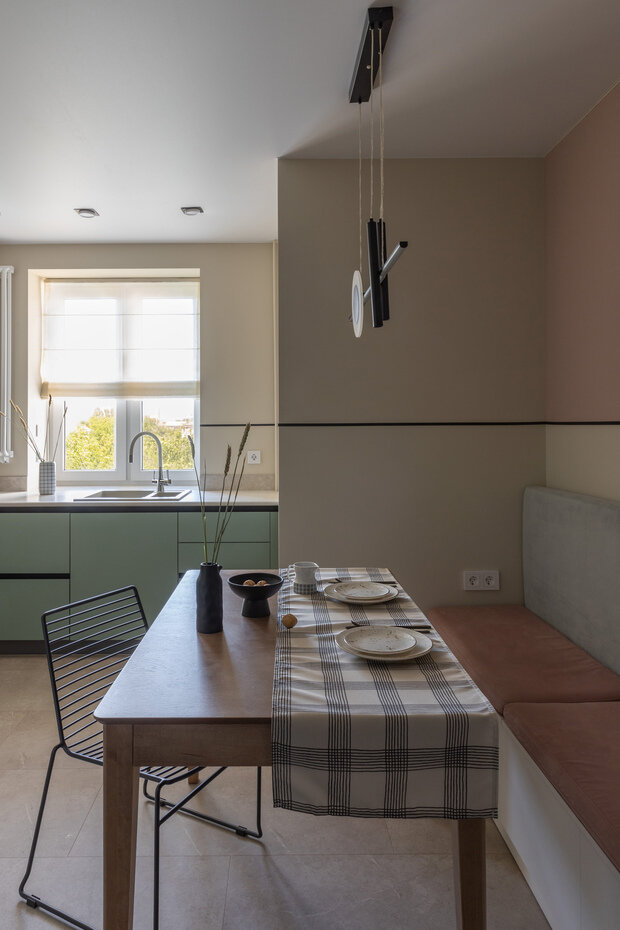 Фотография: Кухня и столовая в стиле Современный, Минимализм, Квартира, Проект дня, Самара, Кирпичный дом, 3 комнаты, 60-90 метров, Екатерина Коталевская – фото на INMYROOM