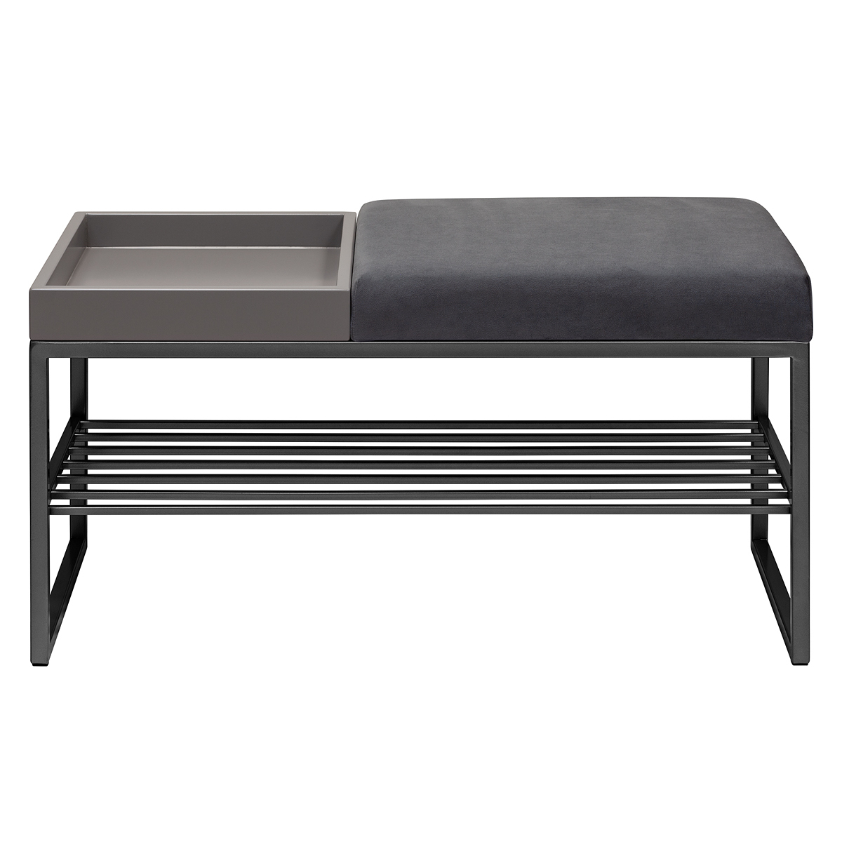 Банкетка Ruby Box серого цвета