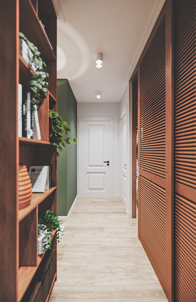 Фотография: Прихожая в стиле Скандинавский, Современный, Эклектика, Бохо, Квартира, Проект недели, Москва, 3 комнаты, 60-90 метров, KSInteriors – фото на INMYROOM