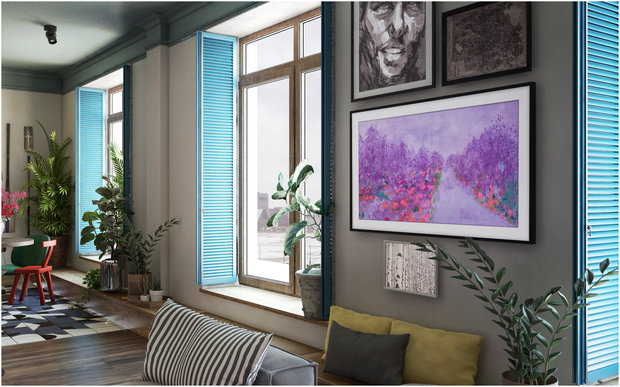 Фотография: Гостиная в стиле Эклектика, Квартира, Проект недели, Санкт-Петербург, Samsung, ToTaste Studio, 4 и больше, Более 90 метров, Монолитно-кирпичный, энциклопедия_интерьер, Максим Жуков, the frame – фото на INMYROOM