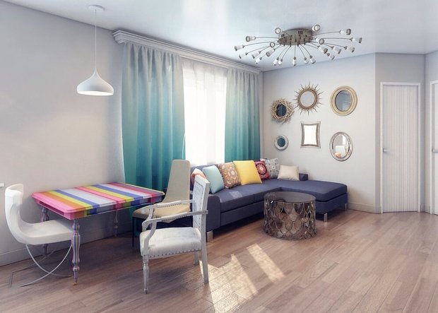 Фотография: Гостиная в стиле Эклектика – фото на INMYROOM