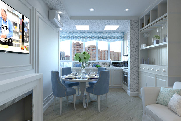 Фото из портфолио Кухня. Легкая классика – фотографии дизайна интерьеров на INMYROOM