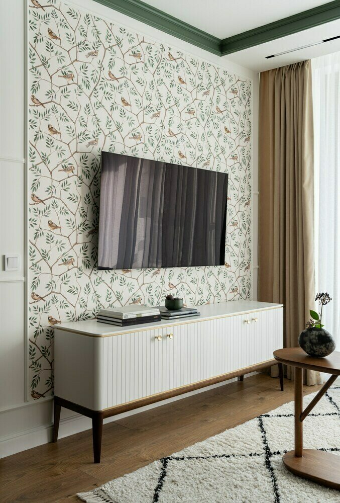 Фотография: Гостиная в стиле Современный, Эклектика, Квартира, Проект дня, Санкт-Петербург, 3 комнаты, 40-60 метров, ЖК «Golden City» – фото на INMYROOM