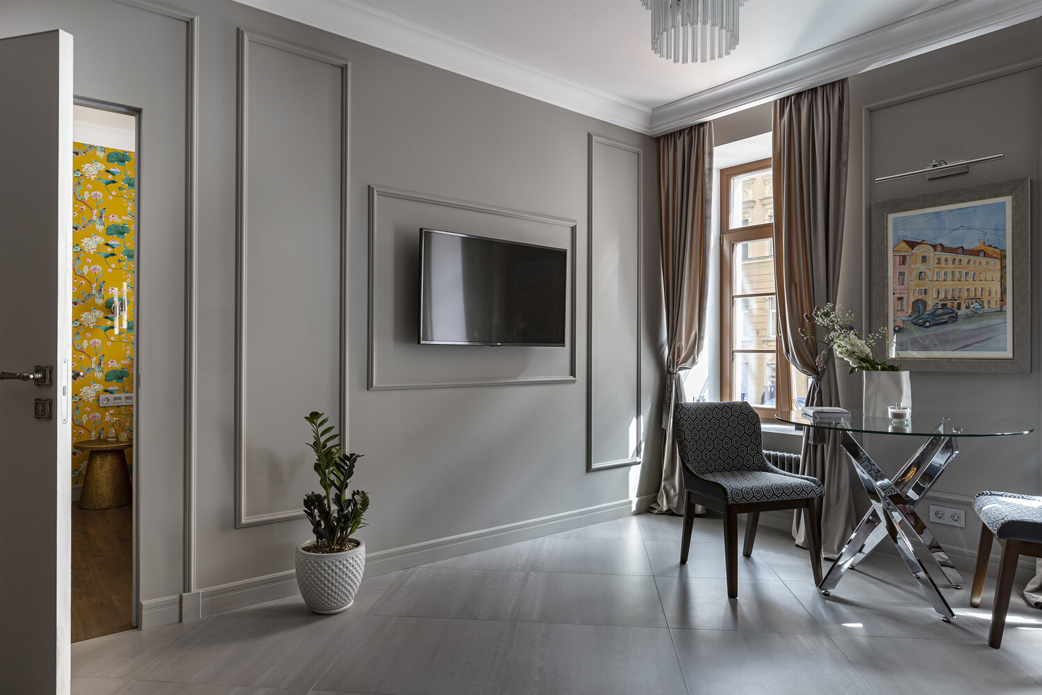 Фотография: Кухня и столовая в стиле Современный, Малогабаритная квартира, Квартира, Проект недели, Санкт-Петербург, Кирпичный дом, 2 комнаты, 40-60 метров, Дарья Ртищева – фото на INMYROOM Фотография: Кухня и столовая в стиле Современный, Малогабаритная квартира, Квартира, Проект недели, Санкт-Петербург, Кирпичный дом, 2 комнаты, 40-60 метров, Дарья Ртищева – фото на INMYROOM