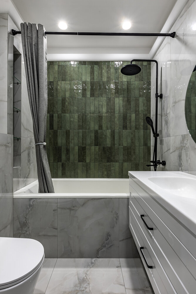 Фотография: Ванная в стиле Классический, Современный, Квартира, Проект недели, 3 комнаты, 60-90 метров – фото на INMYROOM Фотография: Ванная в стиле Классический, Современный, Квартира, Проект недели, 3 комнаты, 60-90 метров – фото на INMYROOM