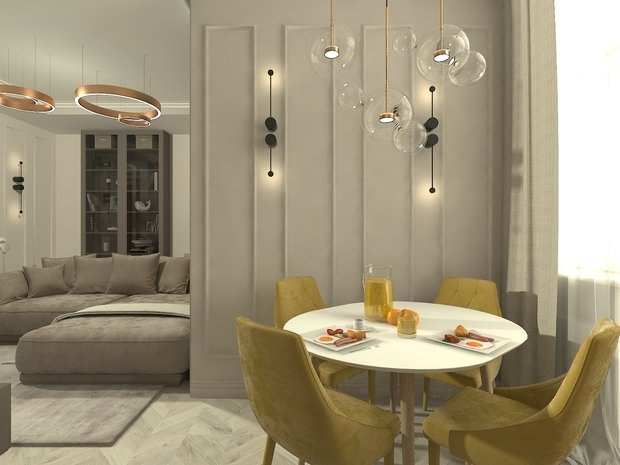 Фото из портфолио Песчаная панорама – фотографии дизайна интерьеров на INMYROOM