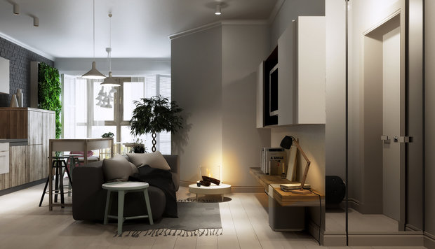 Фото из портфолио apartment 45m – фотографии дизайна интерьеров на INMYROOM