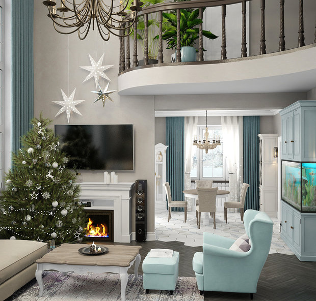 Фото из портфолио Дом в Щелково – фотографии дизайна интерьеров на INMYROOM