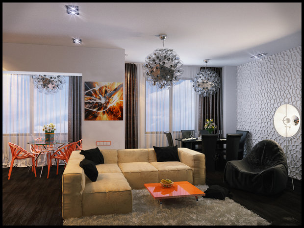 Фото из портфолио Интерьеры RichmanStudio – фотографии дизайна интерьеров на INMYROOM