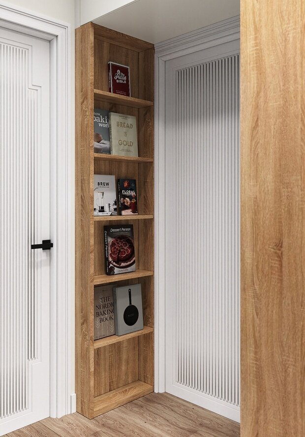 Фотография: Прихожая в стиле Современный, Квартира, Проект дня, Московская область, Ирина Собыленская, 3 комнаты, 40-60 метров, Монолитно-кирпичный – фото на INMYROOM