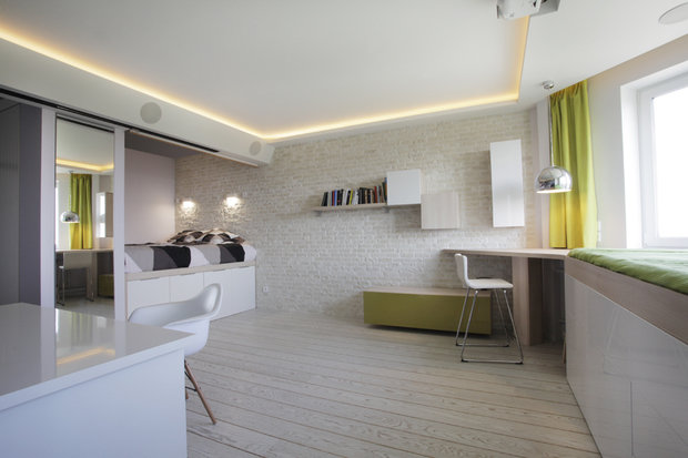 Фотография: Гостиная в стиле Лофт, Современный – фото на INMYROOM