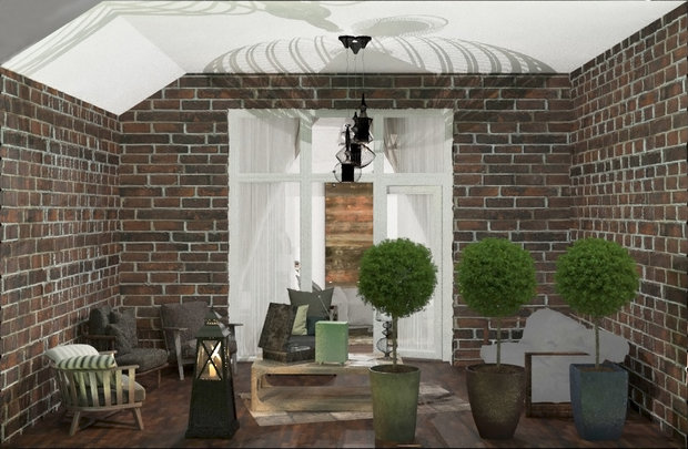 Фото из портфолио Дизайн спальни с террасой и прихожей в частном доме – фотографии дизайна интерьеров на INMYROOM