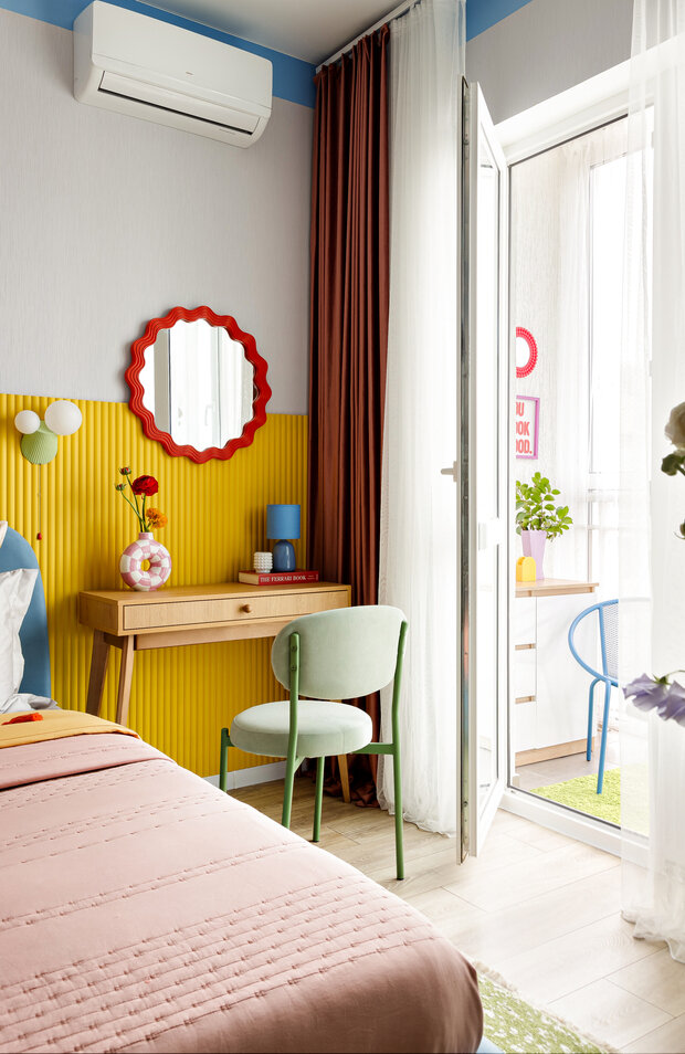 Фотография: Спальня в стиле Современный, Малогабаритная квартира, Квартира, Студия, Проект дня, Сочи, до 40 метров, Анастасия Дубовскова – фото на INMYROOM