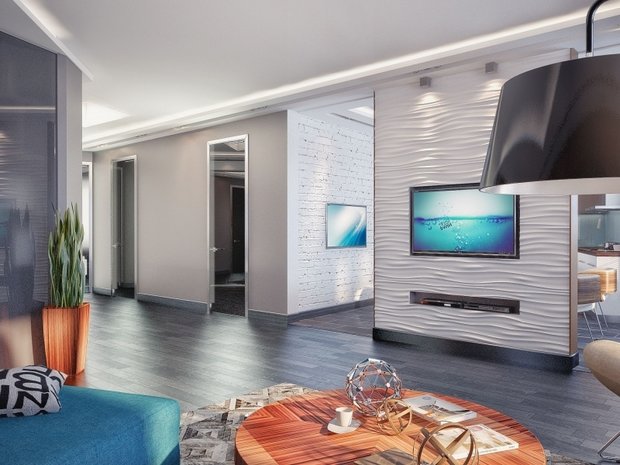 Фото из портфолио Дизайн квартиры для молодой семьи в г.Тюмень – фотографии дизайна интерьеров на INMYROOM