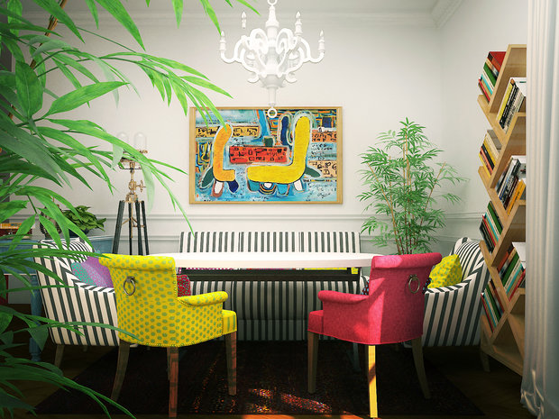 Фото из портфолио Двухкомнатная квартира на Академической площадью 50 кв.м. – фотографии дизайна интерьеров на INMYROOM