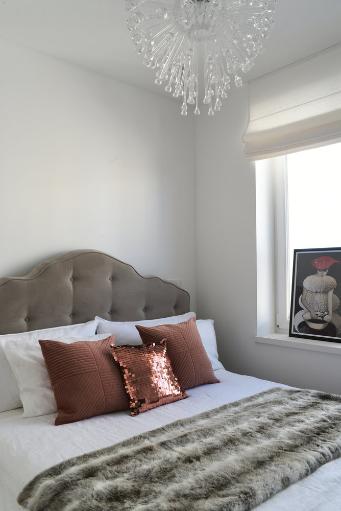 Фотография: Спальня в стиле Скандинавский, Минимализм, Квартира, Проект недели, Новая Москва, Монолитный дом, 2 комнаты, 60-90 метров, Анна Эрман – фото на INMYROOM