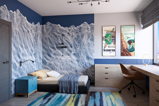 Фото из портфолио Colorblock – фотографии дизайна интерьеров на INMYROOM