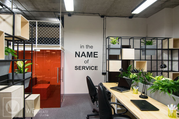 Фото из портфолио Офис в стиле лофт – фотографии дизайна интерьеров на INMYROOM