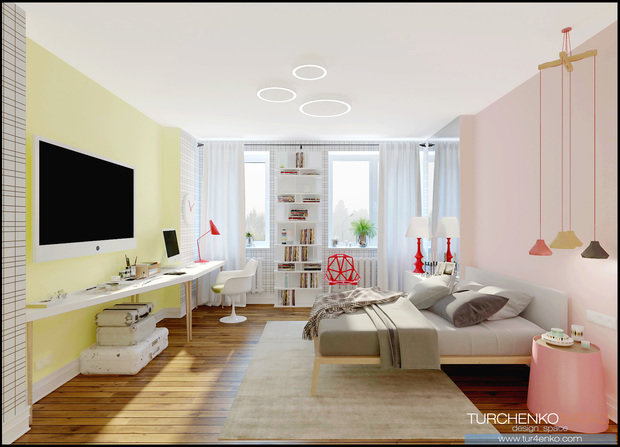 Фото из портфолио Зефирная история – фотографии дизайна интерьеров на INMYROOM