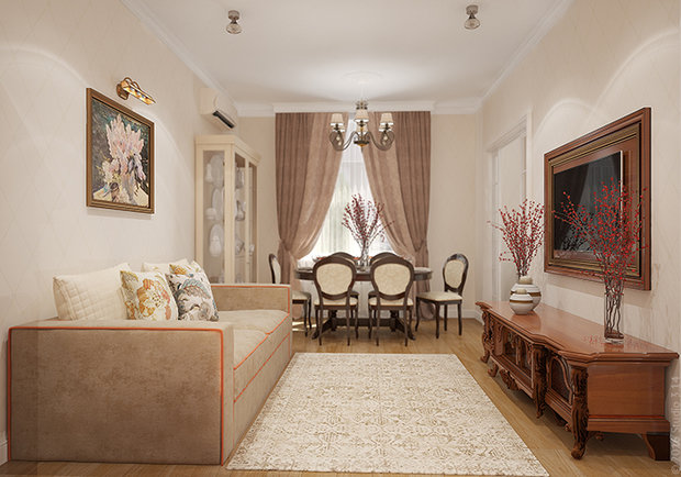 Фото из портфолио Очарование старой Москвы – фотографии дизайна интерьеров на INMYROOM