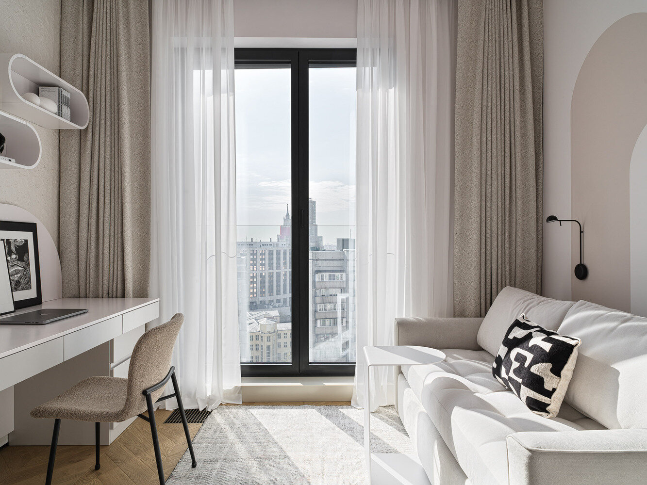 Фотография: Гостиная в стиле Современный, Квартира, Проект дня, Москва, 3 комнаты, 40-60 метров, Анастасия Ковальчук – фото на INMYROOM Фотография: Гостиная в стиле Современный, Квартира, Проект дня, Москва, 3 комнаты, 40-60 метров, Анастасия Ковальчук – фото на INMYROOM