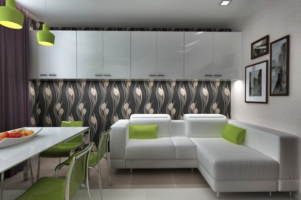 Фото из портфолио Квартира для молодой семьи – фотографии дизайна интерьеров на INMYROOM