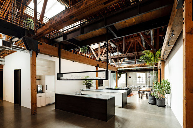 Фотография: Офис в стиле Прованс и Кантри, Лофт, Современный, Офисное пространство, Дома и квартиры, Проект недели – фото на INMYROOM