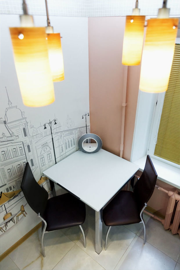 Фото из портфолио Оптимизация и визуальное расширение пространства маленькой кухни – фотографии дизайна интерьеров на INMYROOM