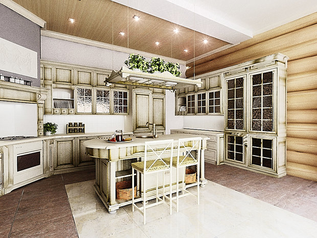 Фото из портфолио Кантри – фотографии дизайна интерьеров на INMYROOM