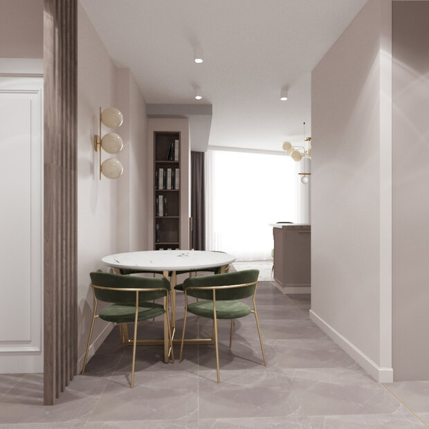 Фото из портфолио Проспект Героев – фотографии дизайна интерьеров на INMYROOM