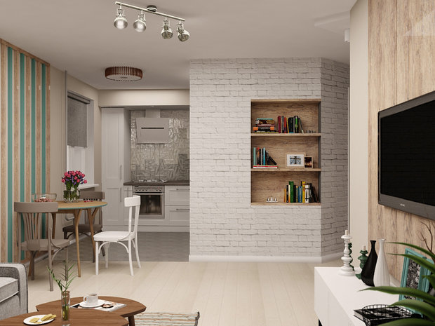 Фото из портфолио white&wood – фотографии дизайна интерьеров на INMYROOM