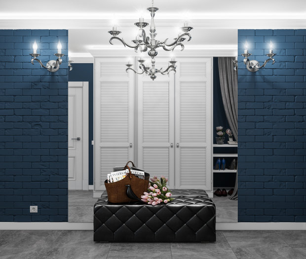 Фото из портфолио Современный дизайн квартиры для молодой пары – фотографии дизайна интерьеров на INMYROOM