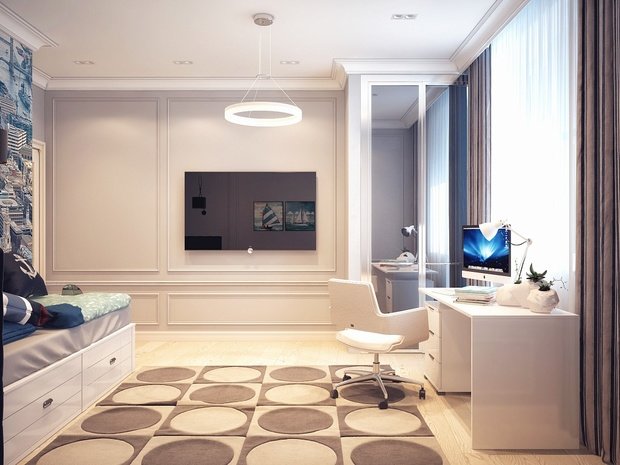 Фото из портфолио Частная квартира 82м2 – фотографии дизайна интерьеров на INMYROOM