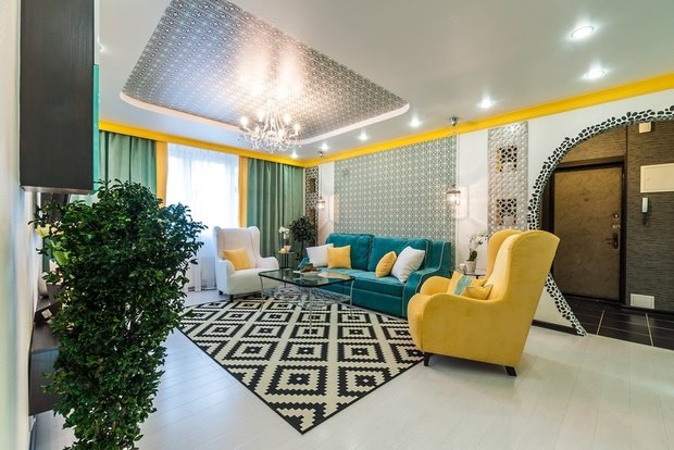 Фотография: Гостиная в стиле Скандинавский, Современный, Интерьер комнат – фото на INMYROOM