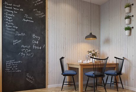 Небольшая квартира в силе Лофт+Скандинавский 