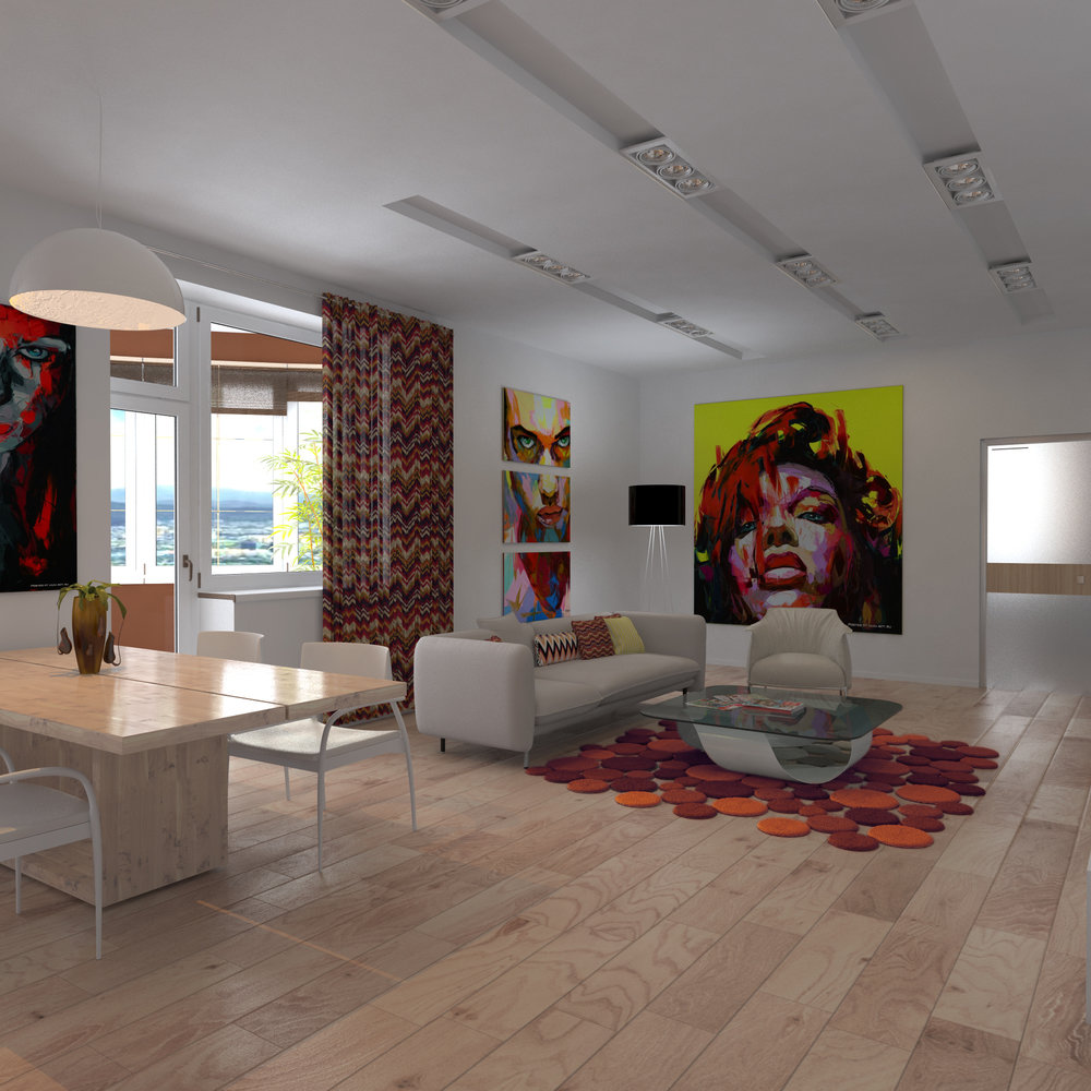 Фото из портфолио Квартира для художника – фотографии дизайна интерьеров на INMYROOM Фото из портфолио Квартира для художника – фотографии дизайна интерьеров на INMYROOM
