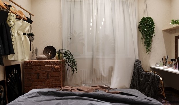 Фото из портфолио бохо-спальня – фотографии дизайна интерьеров на INMYROOM