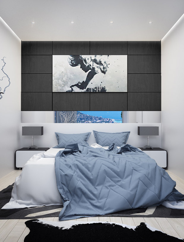 Фото из портфолио Спальня с видом на море – фотографии дизайна интерьеров на INMYROOM